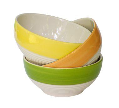 renkli seramik kase.