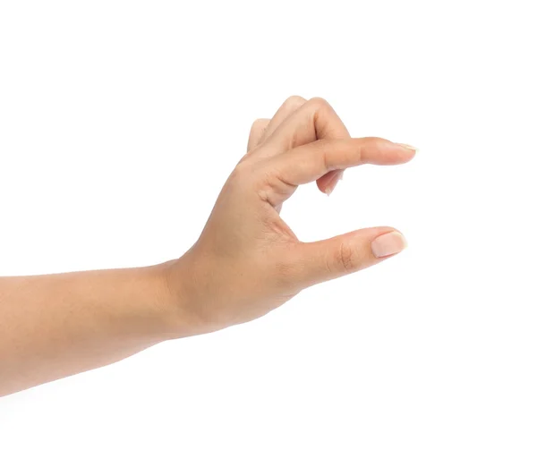 Женский знак руки . — стоковое фото