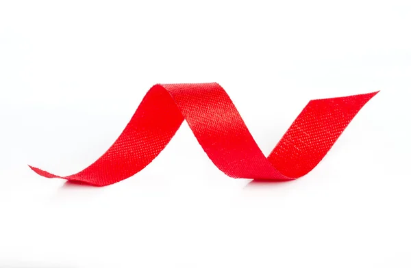 Red ribbon. — Stock Photo, Image