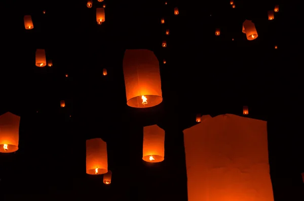 Floating lantern Festiva. — Stock Photo, Image