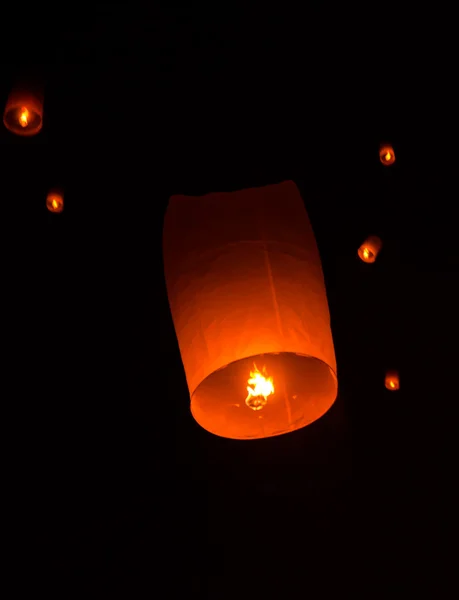 Floating lantern Festiva. — Stock Photo, Image