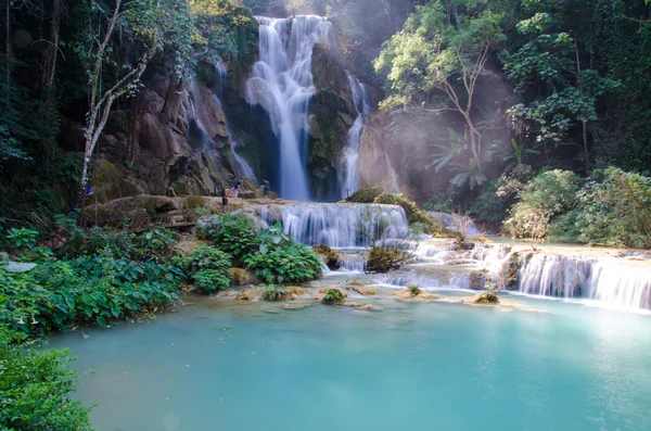 Tad Kwang Sri Waterfall , Luang Prabang Province, Loa. — Stock Photo, Image