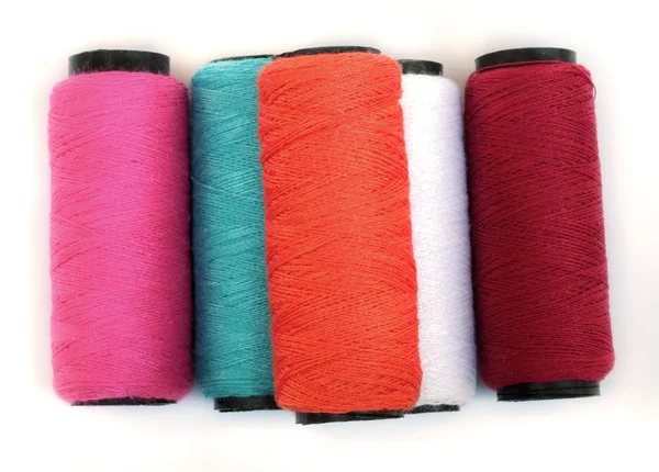 Spool of coloured thread. — Stock Photo, Image