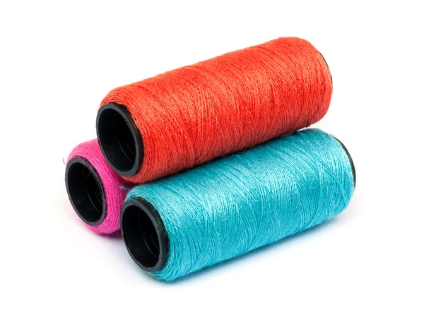 Spool of coloured thread. — Stock Photo, Image