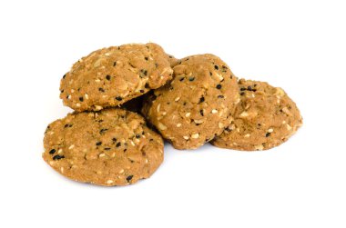 Çikolata parçacıklı kurabiye..