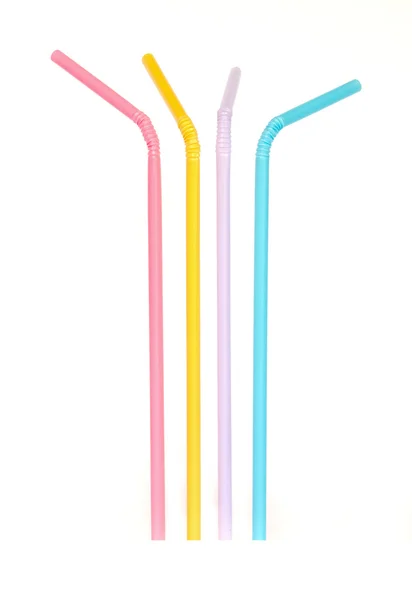 Pajitas coloridas para beber . — Foto de Stock