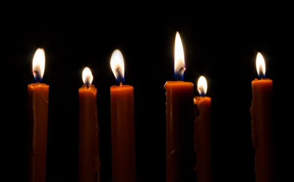 Luz de las velas. — Foto de Stock