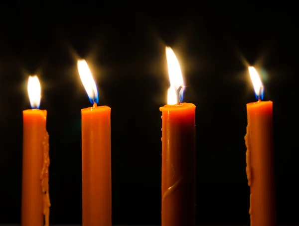 Luz de las velas. — Foto de Stock