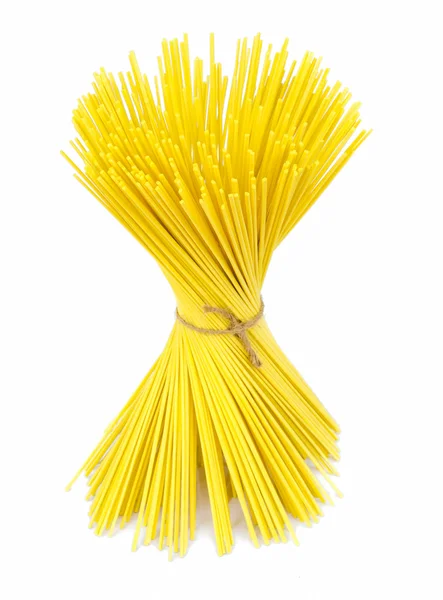 Uncooked italian spaghetti . — Stock Photo, Image