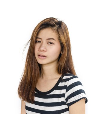 Güzel genç Asyalı kadın..