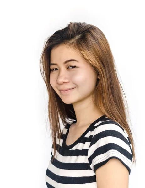Vakker ung asiatisk kvinne. – stockfoto