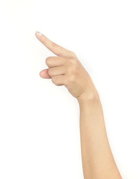 Vrouwen hand teken. — Stockfoto