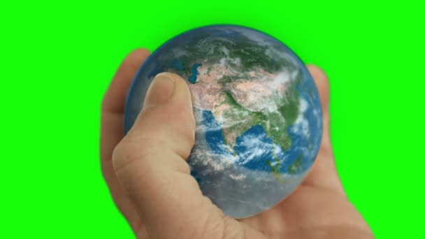 World in Hands — Stock Video