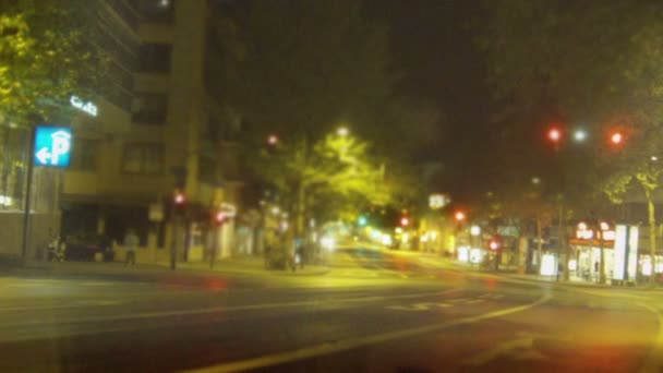 Nuit ville paysage — Video