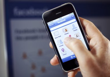 Apple iphone facebook app ile