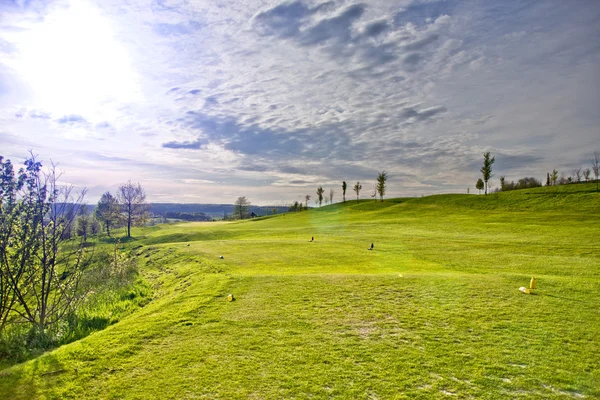 Golf putting green — Stockfoto