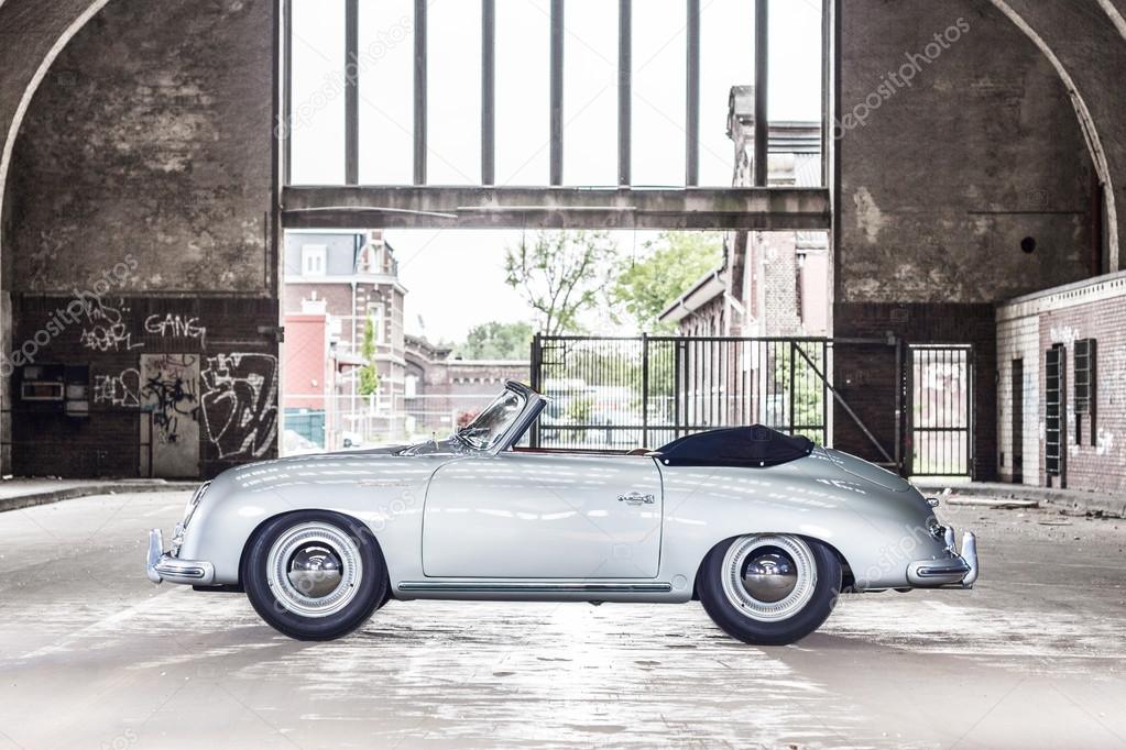 Classic White Porsche 356