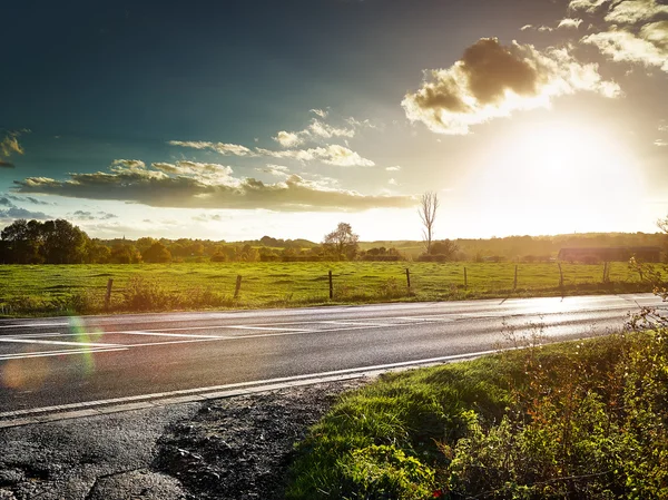 Landweg — Stockfoto