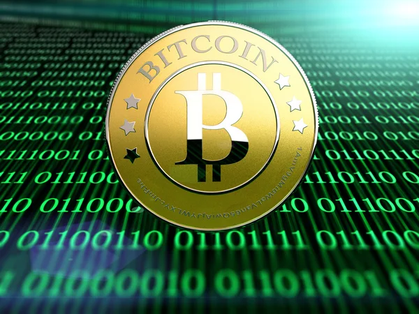 Bitcoin — Stock Fotó