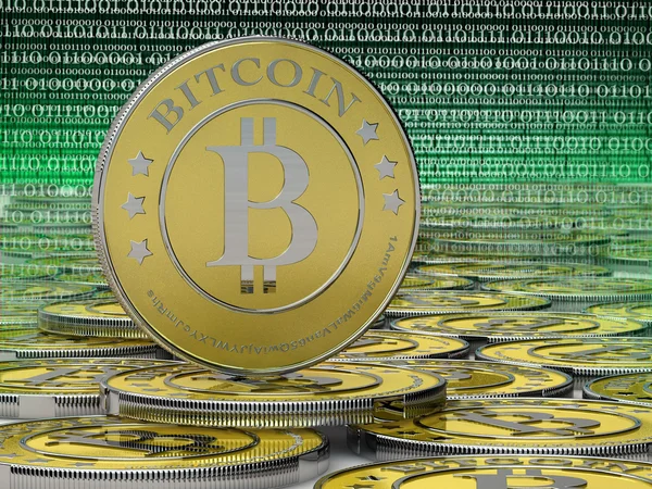 Bitcoins — Fotografia de Stock