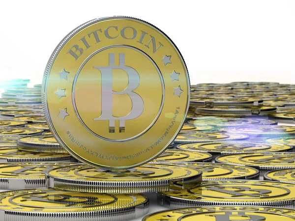 Bitcoins — Foto de Stock