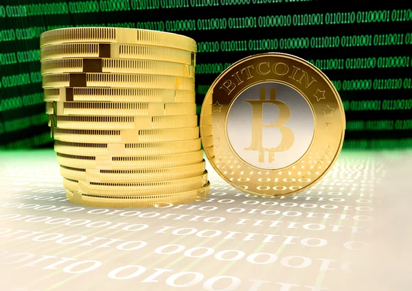 Bitcoins — Stockfoto