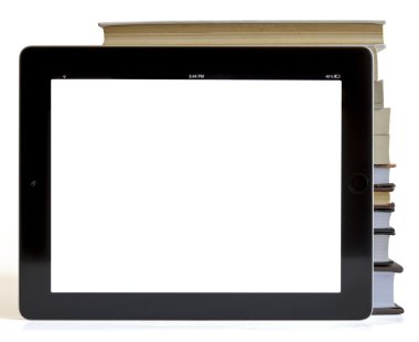 kitap ve ipad 3 konsept