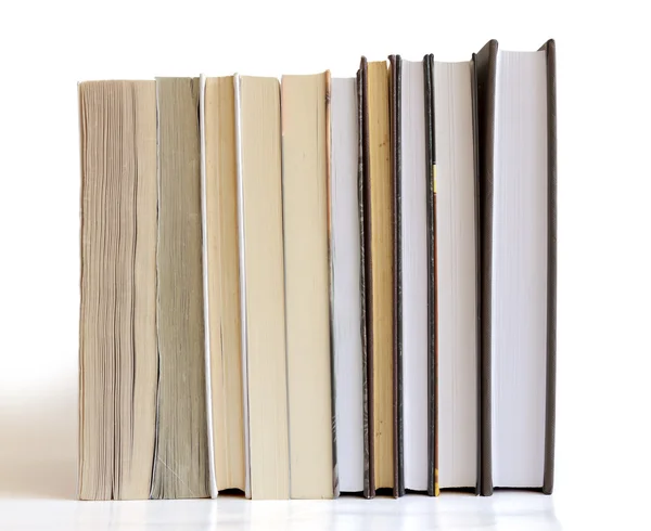 Books in a row — Stock Photo, Image