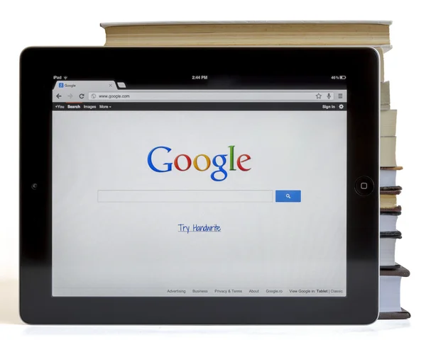 Google en el iPad 3 —  Fotos de Stock