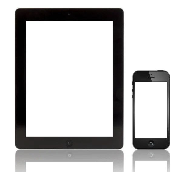 Apple New iPad 3 and iPhone 5 — Stock Photo, Image