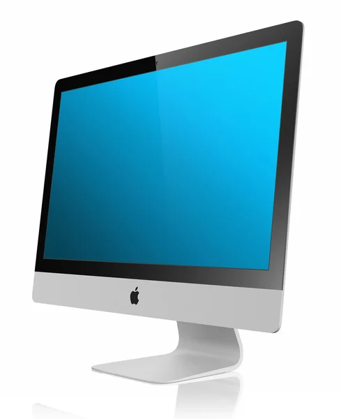 New iMac Super Slim 5mm display — Stock Photo, Image