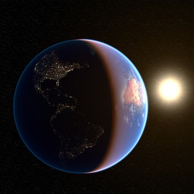 Amerika'nın ışıkları gece