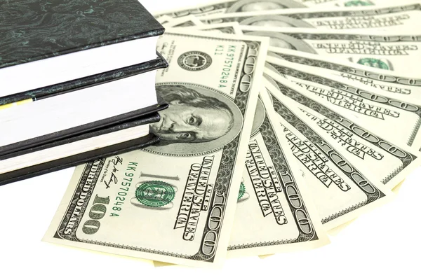 Money and books — Stock Photo, Image