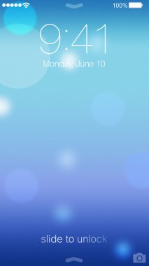 IOS 7 kilit ekranı