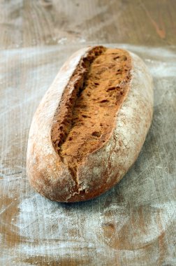 Taze ev yapımı ekmek.