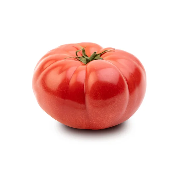 Frische Tomate Isoliert Auf Weißem Hintergrund — Stockfoto