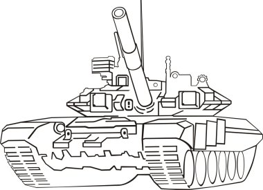Army tank clipart