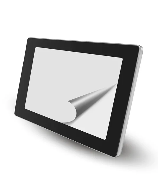 Tablet pc vektor — Stockový vektor