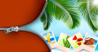 arka plan ile bir deniz tatil fotoğrafları. Yaz holida