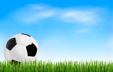Futbol arka planı. Vektör.