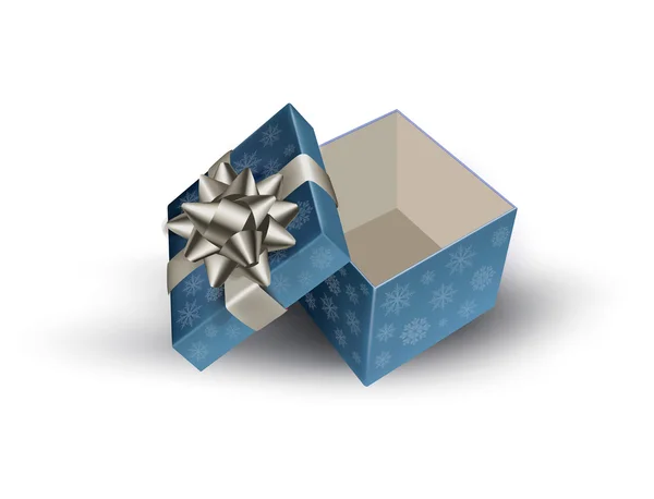 Open gift box. Vector illustration. — Stock Vector