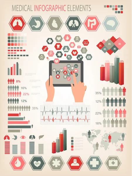 Winkelen infographics. vector. — Stockvector