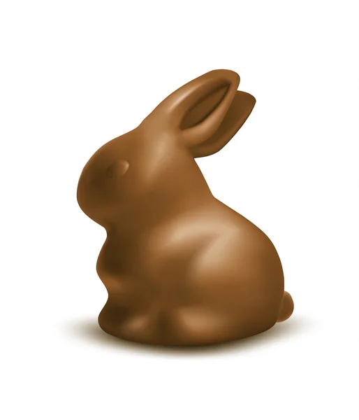 Paskalya çikolatalı tavşan. — Stok Vektör