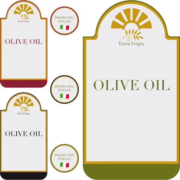 Olive Oil label — Stock Vector