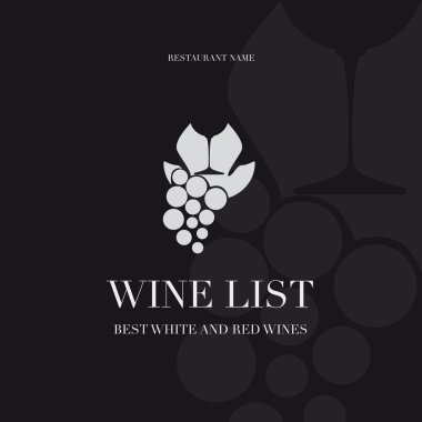 şarap listesi menüsü