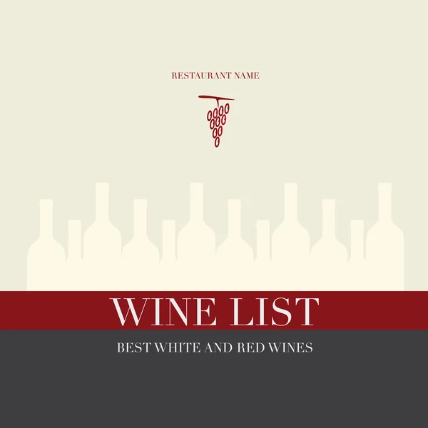 şarap listesi menüsü