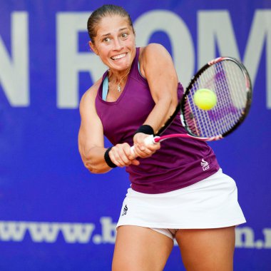 Bucharest, Romanya - 19 Temmuz: Romen tenis oyuncusu madalina git