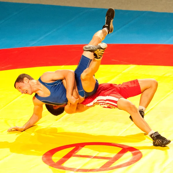 Bucharest, Romanya - 25 Temmuz: tanımlanamayan güreşçi kavga durin