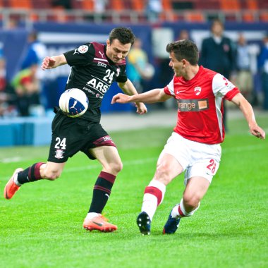 futbolcular futbol oyun Romanya Kupası timisoareana sırasında