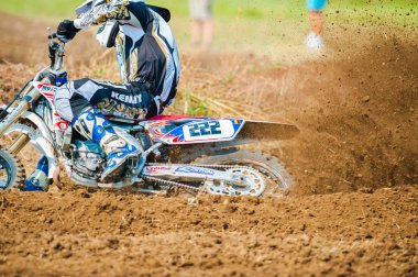 binici dördüncü ulusal endurocross şampiyonada yer aldığı.